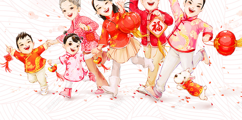 2018年狗年中国风春节元旦psd设计背景_新图网 https://ixintu.com 新年快乐 小年夜 元宵节 企业文化 企业背景 年夜饭 新年展板 企业年会 公司年会 年终总结 尾牙宴