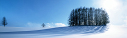 雪原雪原背景高清图片