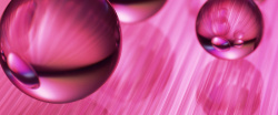 圆洞粉色线条玻璃球质感圆洞高清图片