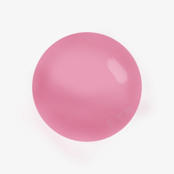 圆体粉色立体可爱泡泡高清图片
