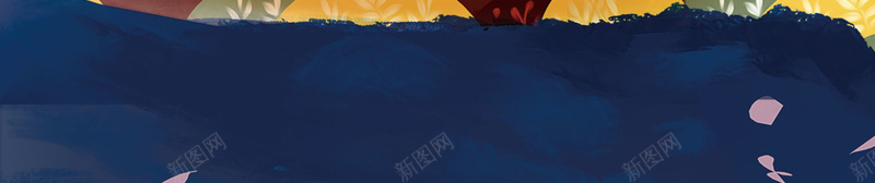 2018年狗年蓝色手绘喜迎元旦海报psd设计背景_新图网 https://ixintu.com 2018 元旦快乐 欢度元旦 喜迎元旦 卡通狗 天空 商场 超市 恭贺新春 恭贺新禧 狗年大吉 新春