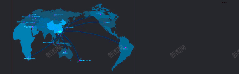 世界地图jpg设计背景_新图网 https://ixintu.com 世界 地图 淘宝横幅背景 海报banner 科技 全屏banner背景 科幻 商务