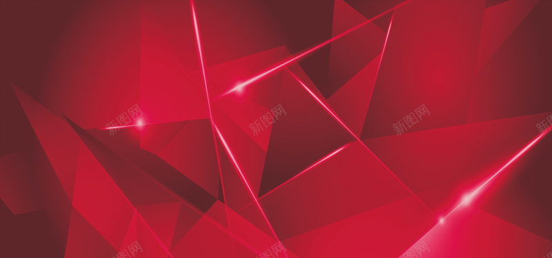 红色立体几何线条质感jpg设计背景_新图网 https://ixintu.com 红色立体 几何 线条 质感 海报banner 纹理