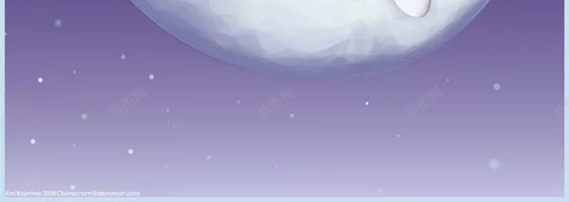 月亮的夜空海报设计psd设计背景_新图网 https://ixintu.com 夜空 弯月 月亮 月兔 湛蓝 流星 深色夜空 星空