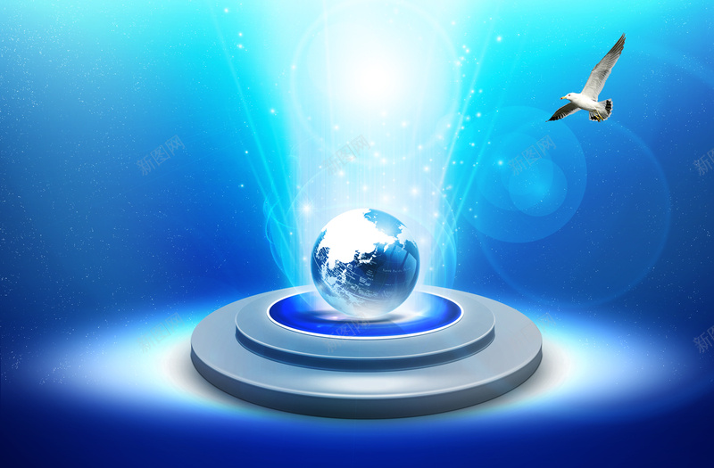 地球素材psd设计背景_新图网 https://ixintu.com 地球世界 地球商务 世界 地球 科技 商务科技 线 球 鸽子 光束 海报设计 科技感 科技风 高科技