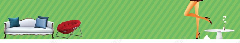 淘宝家具海报psd设计背景_新图网 https://ixintu.com 家具广告 绿色背景 购物 激情 狂欢