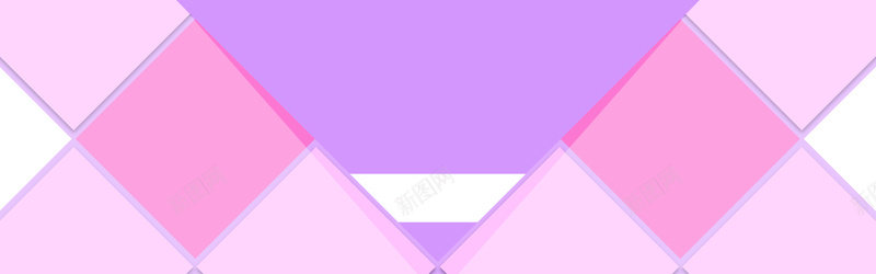 元旦几何粉色紫色电商海报背景背景