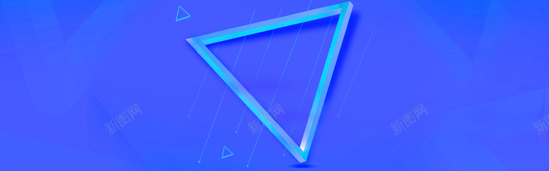 三角形多边形背景psd设计背景_新图网 https://ixintu.com 扁平 几何 多边形 电商 商务 背景 蓝色背景 海报banner 渐变