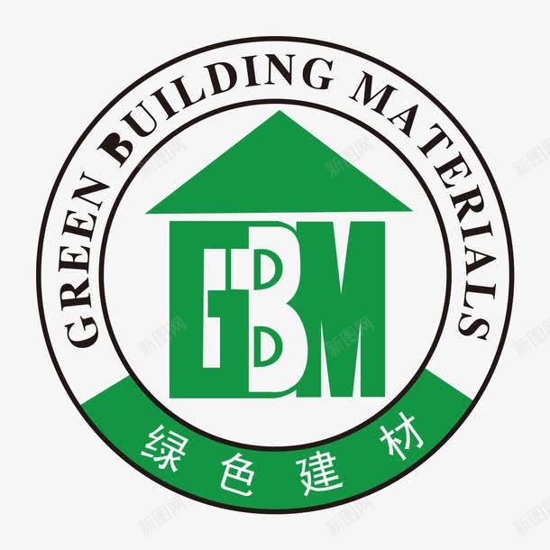 绿色建材标志logopng免抠素材_新图网 https://ixintu.com 绿色 建材 标志 logo GMB
