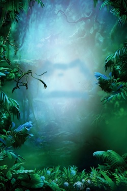 游戏通关时尚唯美丛林探险高清图片
