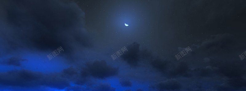 动漫夜空月亮唯美背景bannerjpg设计背景_新图网 https://ixintu.com 动漫 夜空 月亮 唯美 背景 banner 海报banner 其他