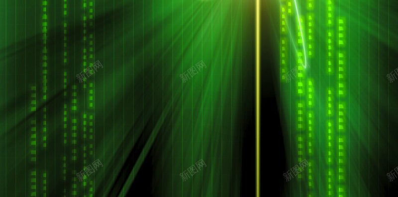 科技感绿色H5背景jpg设计背景_新图网 https://ixintu.com 绿色背景 光斑 球体 科技 线条 大数据 渐变 绿色 黑色 H5背景