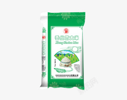 香丝黄骨鱼绿色白色香丝苗大米袋装米设计高清图片