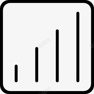 线条图形在正方形概述按钮图标图标