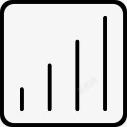 图形垂直线条图形在正方形概述按钮图标高清图片