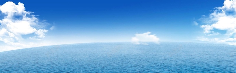 海洋天空背景jpg设计背景_新图网 https://ixintu.com 海洋 天空 白云 大气 横幅背景 全屏banner背景