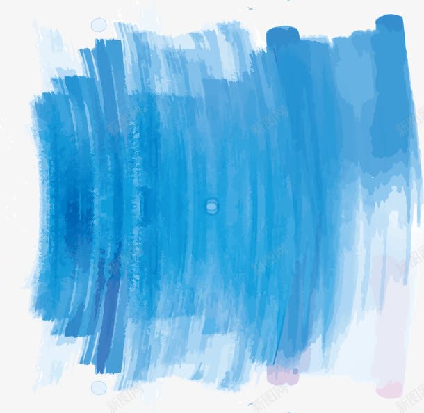 水蓝色粉刷效果png免抠素材_新图网 https://ixintu.com 矢量png 粉刷效果 水蓝色 水彩涂鸦 蓝色笔刷 笔刷