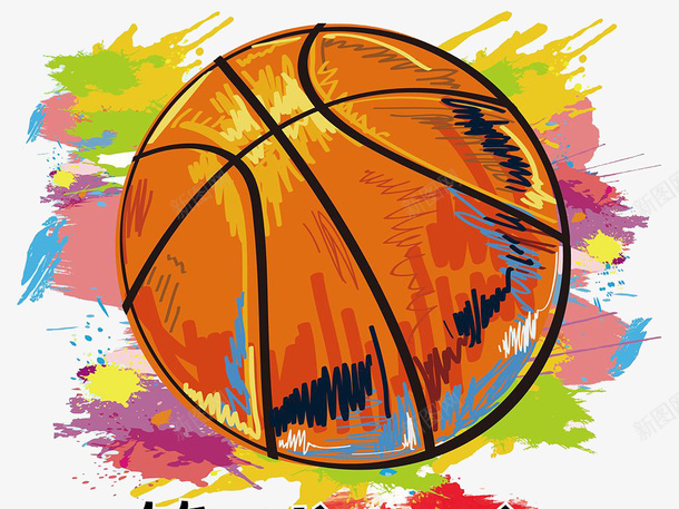 创意手绘涂鸦矢量篮球png免抠素材_新图网 https://ixintu.com 创意风格 手绘 涂鸦风格 矢量图案 篮球 装饰图案 篮球手绘