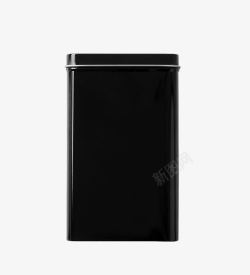 黑色罐子黑色铁盒包装设计高清图片