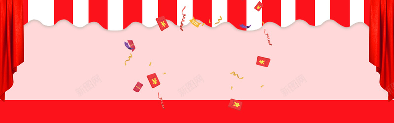 天猫大促销红色扁平服装bannerpsd设计背景_新图网 https://ixintu.com 服装banner 大促销 天猫 服装 红色 红包 喜庆 活动 庆祝 优惠 窗帘 元旦 中国风 扁平