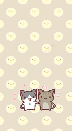 信纸猫咪卡通可爱猫咪壁纸平面广告高清图片