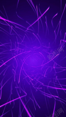 科技感紫色线条H5背景背景