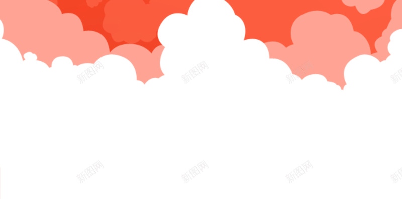 红色扁平H5背景jpg设计背景_新图网 https://ixintu.com 红色 扁平 几何 云朵 渐变 H5背景 H5 h5