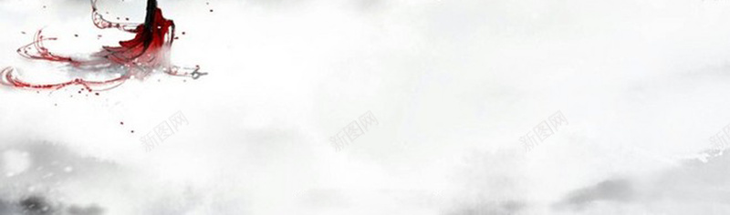 水墨画红衣美女赏雪海报背景素材jpg设计背景_新图网 https://ixintu.com 水墨画 红衣 美女 赏雪 海报背景 背景素材 大雁 山峦 雪 云 烟 中国风