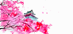 京城海报手绘古城高清图片