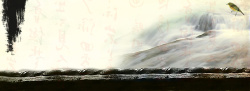 身入菩提海中国风水墨背景图片高清图片