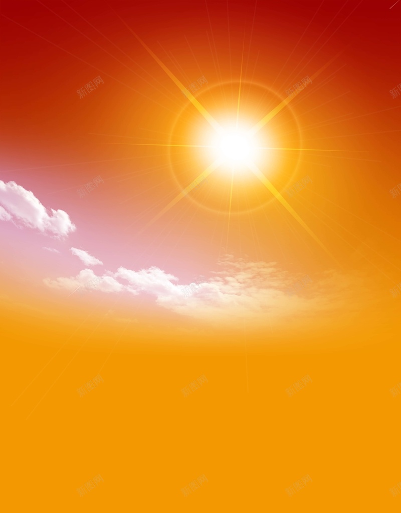 天空暖色调背景展板jpg设计背景_新图网 https://ixintu.com 太阳 暖色 云朵 天空 展板 温暖 摄影 风景
