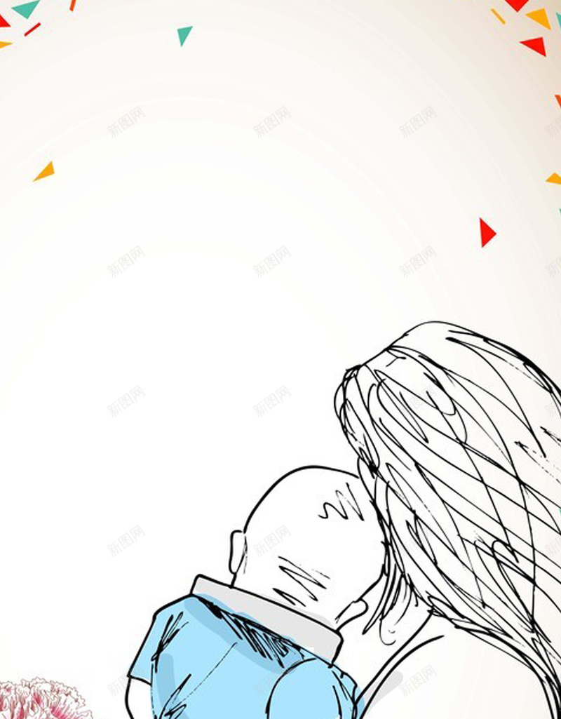 简约手绘母亲节手机端H5背景素材jpg设计背景_新图网 https://ixintu.com 小清新 母亲节 妈妈 手绘 简约 妇女节 母爱 爱心 感恩 亲情 手机端 H5背景 素材