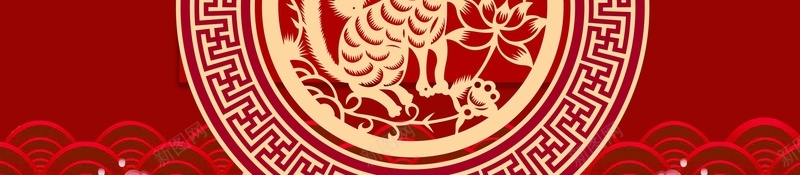 2018狗年年会新年psd设计背景_新图网 https://ixintu.com 狗年年会 狗年 狗年晚会 狗年活动 狗年彩页 狗年促销 2018新年 新年