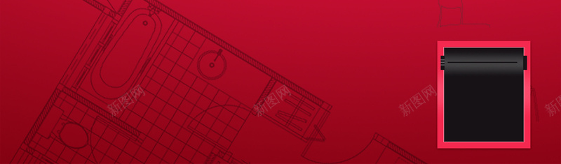红色家装节海报背景素材psd设计背景_新图网 https://ixintu.com 红色 家装 装修 海报 油漆 涂料 工人