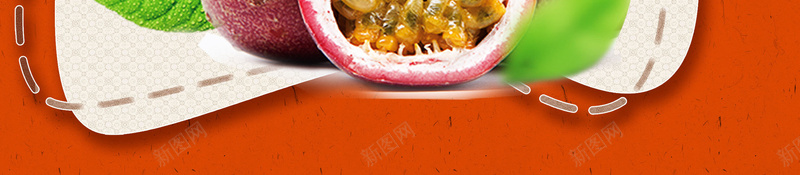 橘色百香果水果海报jpg设计背景_新图网 https://ixintu.com 百香果 叶子 果汁 水果 水花 饮品 夏季 新品上市