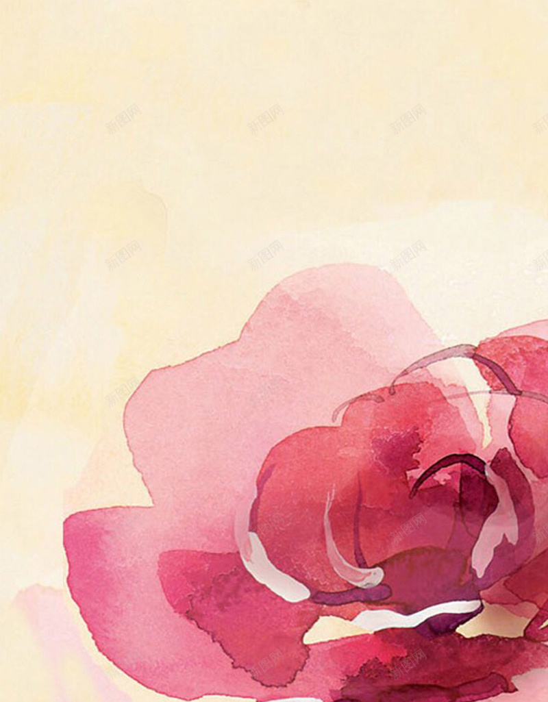 手绘粉色花朵H5背景素材jpg设计背景_新图网 https://ixintu.com 手绘 水彩 粉色 花卉 花朵 H5 卡通 童趣