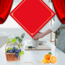 淘宝橙子背景厨房场景家电厨具PSD分层主图背景素材高清图片