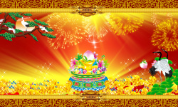 微博封面图新年春节迎新春喜庆热闹高清图片