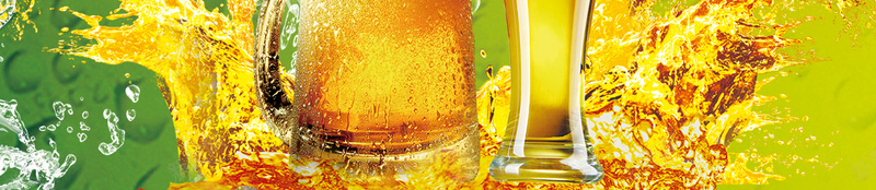 绿色渐变啤酒狂欢节海报psd设计背景_新图网 https://ixintu.com 啤酒杯 啤酒节 水珠 绿色 酒吧 夏季 夏日 畅饮