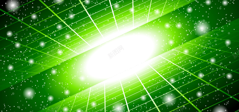 绿色的三维空间网格psd设计背景_新图网 https://ixintu.com 海报banner 三维空间 绿色背景 光线 科技 绿色的三维空间网格 科幻 商务