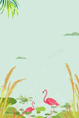 二十四节气之夏至海报背景