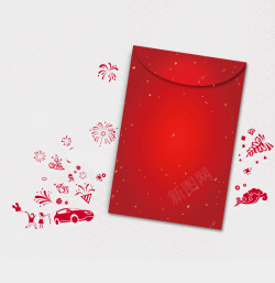 欢天喜地红包红包新年节日背景高清图片