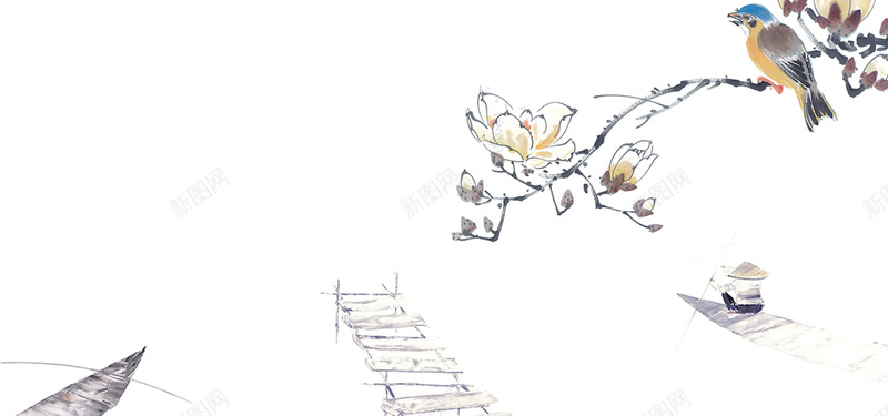 国画花鸟中国风背景jpg设计背景_新图网 https://ixintu.com 花鸟 国画 芙蓉花 花鸟画 水墨画 儒 儒学 背景墙 壁纸 墙纸 壁画 电视墙 电视背景墙 办公室