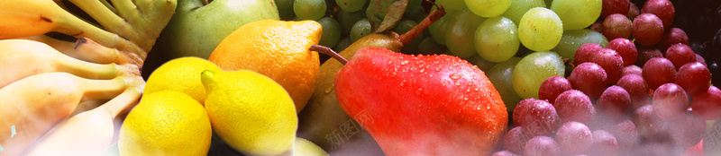 水果广告设计jpg设计背景_新图网 https://ixintu.com 新鲜水果 水果展板 水彩 不一样的味道