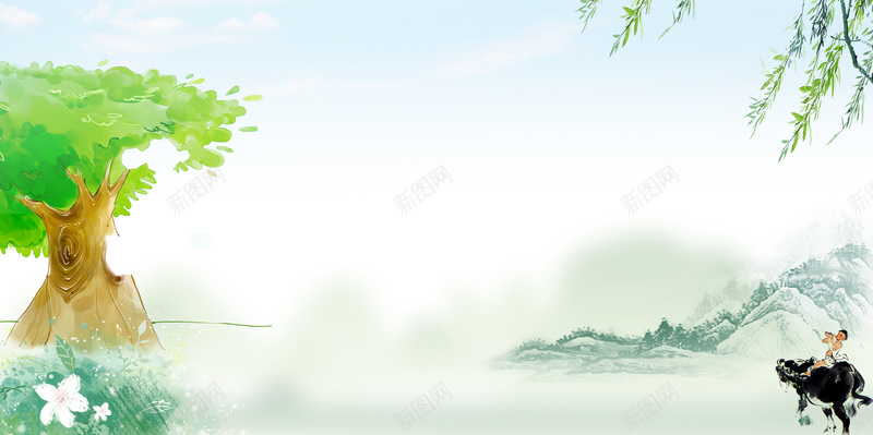 中国古典风儿童绘画水彩海报背景psd设计背景_新图网 https://ixintu.com 中华 中国 儿童 古典 花草 绘画 水彩 海报 自然 风景 自然风景儿童绘画