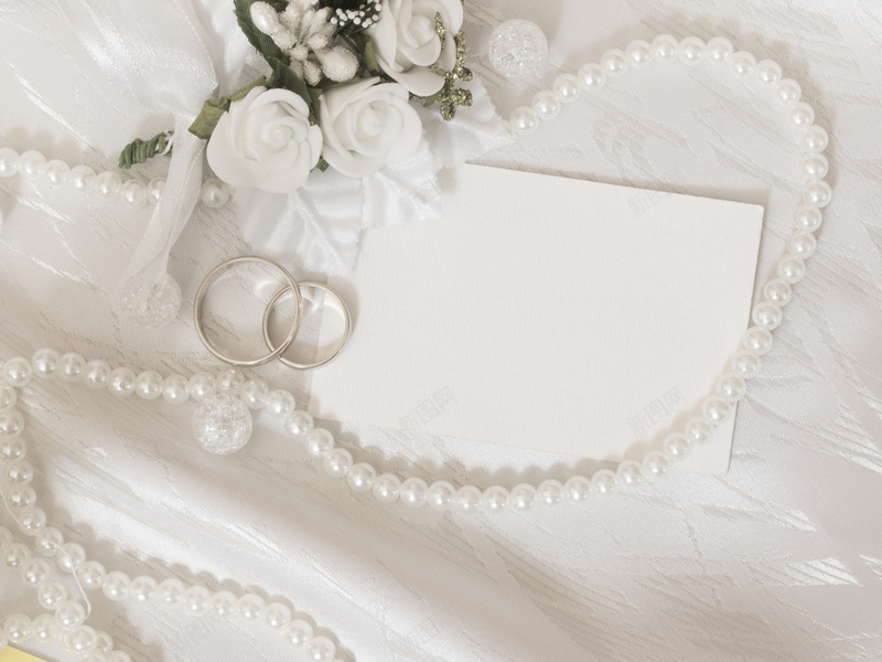 婚礼背景图jpg设计背景_新图网 https://ixintu.com 温馨浪漫背景 结婚戒指 灰色 珍珠