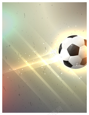 质感光线光效足球球赛银色科幻背景素材背景