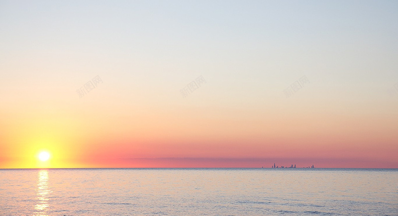 落日黄昏大海天空大图背景设计素材图片下载桌面壁纸jpg设计背景_新图网 https://ixintu.com 海报banner 摄影 风景