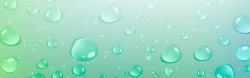 晶莹剔透质感绿色水珠背景高清图片