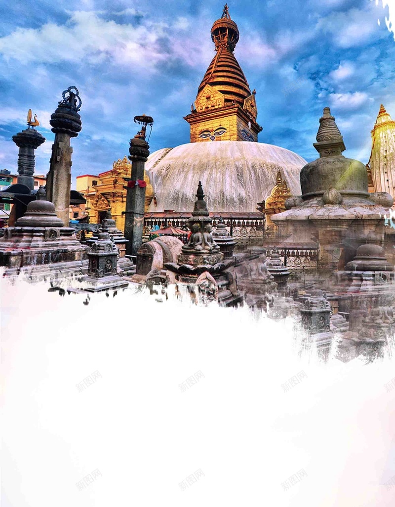 亚洲尼泊尔旅游海报背景模板jpg设计背景_新图网 https://ixintu.com 亚洲 尼泊尔 旅游 海报 背景模板 旅行社 活动 宣传